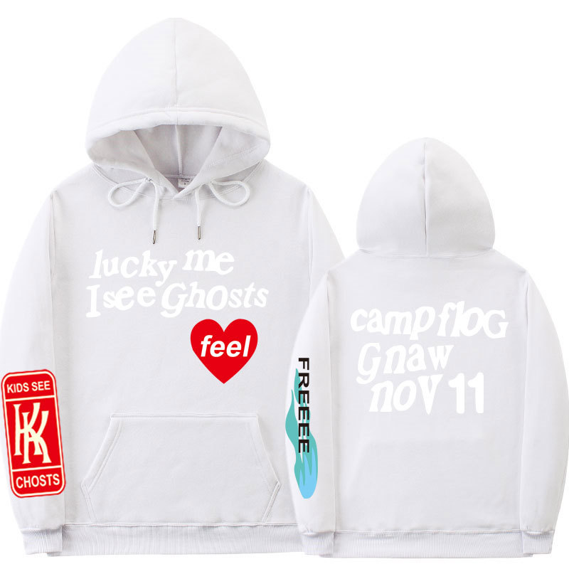 爷专辑KIDS SEE GHOSTS FREEEE HOODIE 卫衣 帽衫(图2)