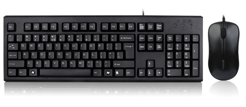 双飞燕KR-8572N WKM-1000有线键鼠套件 USB键盘鼠标套装正品(图2)